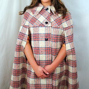 Pendleton vintage wool cape